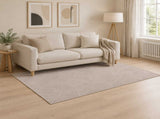 Rug IZA Beige 120 x 170 cm 100% Polyester Low Pile 42050187