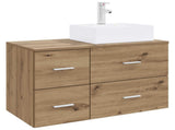 Bathroom Furniture Set 2 pcs Artisan Oak Engineered Wood 3403975