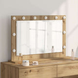 Vanity Mirror Rectangular Artisan Oak 80 x 55 x 18 cm 868300