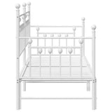 Daybed Frame White 75 x 190 cm Steel 42002677