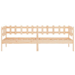 ZNTS Day Bed without Mattress 90x200 cm Solid Wood Pine 820756