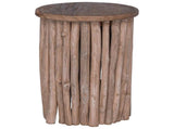 Stool Natural 30 x 30 x 45 cm Solid Teak Wood 42012387