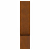 Garden Privacy Screen Rusty 32 x 150 cm Weathering steel 876377