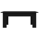 ZNTS Coffee Table Black 100x60x42 cm Engineered Wood 801180