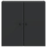 Wall-Mounted Cabinet Black 59 x 31 x 60 cm Engineered Wood 899086