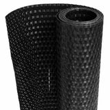 Balcony Screen Black 1000x100 cm Poly Rattan 156309