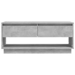 TV Cabinet Concrete Grey 102x41x44 cm Engineered Wood 809489