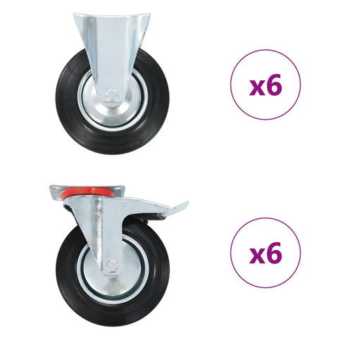 12 pcs Casters 200 mm 278057