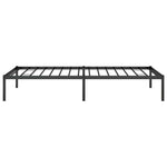 Metal Bed Frame without Mattress Black 90x190cm 350838