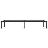 Metal Bed Frame without Mattress Black 80x200cm 373646
