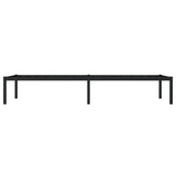 Metal Bed Frame without Mattress Black 75x190cm 373645