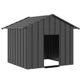 Dog House with Roof 131x101x102 cm Galvanised Steel 4100917
