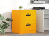 File Cabinet with Drawer Mustard Yellow 45.5 x 42 x 74.5 cm 891613