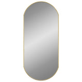 Wall Mirror Gold 90x40 cm Oval 348200