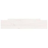 Bed Drawers 2 pcs White Solid Wood Pine 814985
