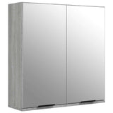 3 Piece Bathroom Cabinet Set Grey Sonoma Engineered Wood 3115882