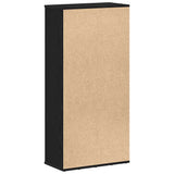 Bookcase Black Oak 50x25x104 cm Engineered Wood 862470