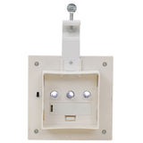 Outdoor Solar Lamps 6 pcs LED Square 12 cm White 44469