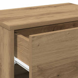 Wall-mounted Bedside Cabinets 2 pcs Artisian Oak 856823