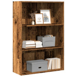 Bookcase Old Wood 80x30x114 cm Engineered Wood 857938