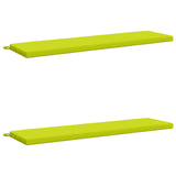 2-Piece Bench Cushions SOEST 2 pcs 100% Polyester Bright Green 949051