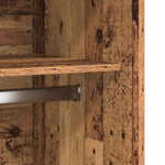 Wardrobe Old Wood 100x50x200 cm Engineered Wood 3318624