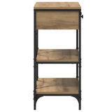 Console Table with Drawer Brown 75 x 34.5 x 75 cm Wood 871313