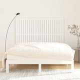 Wall Headboard White 159.5x3x110 cm Solid Wood Pine 824949