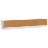 TV Cabinet with Drawer White 147 x 34.5 x 27 cm Engineered Wood 895395