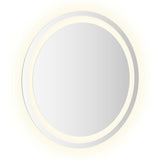 LED Bathroom Mirror Transparent 50 cm Tempered Glass 42045846