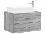 Bathroom Furniture Set Grey Sonoma Engineered Wood 3404395