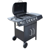 Gas Barbecue Grill 41 Cooking Zone Black 41899