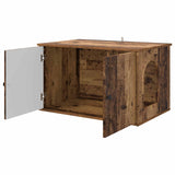 Cat House Old Wood 85 x 55 x 50 cm Engineered Wood 8000732