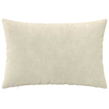 Cushion Cover 6 pcs HEERLEN Cream 50 x 80 cm Microfiber Fleece 912020