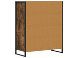 Book Cabinet Smoke Oak 68 x 30 x 108.5 cm Engineered Wood 886542