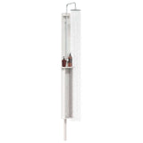 Outdoor Shower 246 cm Solid Pine Wood and Stainless Steel White 886353