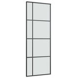 Sliding Door with Hardware Set 76x205 cm ESG Glass&Aluminium 3332912