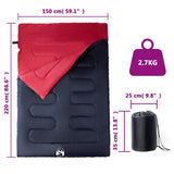 Double Sleeping Bag with Pillows for Adults Camping 3-4 Seasons 94446