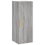 Highboard Grey Sonoma 34.5x34x180 cm Engineered Wood 3198847