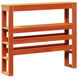 Bed Frame without Mattress Wax Brown 100x200 cm Solid Wood Pine 3306272