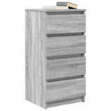 Sideboard Grey Sonoma 37.5x35x76 cm Engineered Wood 861756