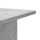Speaker Stands 2 pcs Concrete Grey 30x30x80 cm Engineered Wood 852666