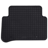 Car Mat 4 pcs Black suitable for MERCEDES E 2009-2016 Rubber 42029149