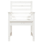 Garden Chairs 2 pcs White 60x48x91 cm Solid Wood Pine 824054