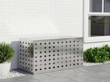 Air Conditioner Cover Silver 90 x 40 x 60 cm Galvanised Steel 8014127