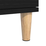 Sideboard with Drawer Black Oak 60 x 35 x 70 cm Engineered Wood 862595