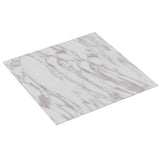 Self-adhesive PVC Flooring Planks 5.11 m White Marble 144872