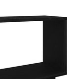 Bookcase Black Oak 80x24x96 cm Engineered Wood 862394