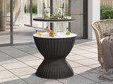 3-in-1 Ice Cooler Table Black Polypropylene 364157
