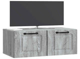 Wall-Mounted TV Cabinet Grey Sonoma 59.5 x 31 x 30 cm 899391